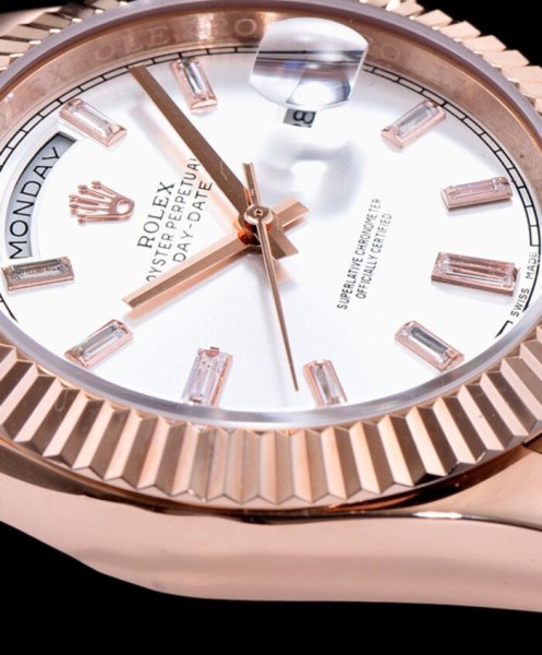 Rolex Stainless Steel Automatic Watch White - Image 4