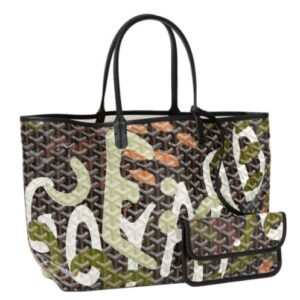 Goyard Saint Louis PM Bag Lettres Camouflage Green