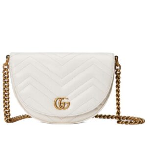 Gucci GG Marmont Matelasse Chain Mini Bag 746431 Cream