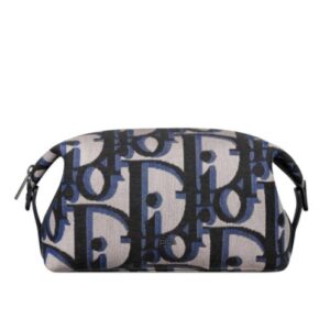 Christian Dior Toiletry Bag Dark Blue