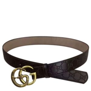 Gucci Signature leather belt Light Coffee