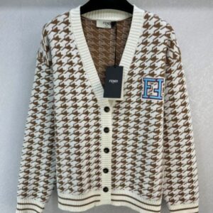 Fendi Women's Knit Cardigan Coffee