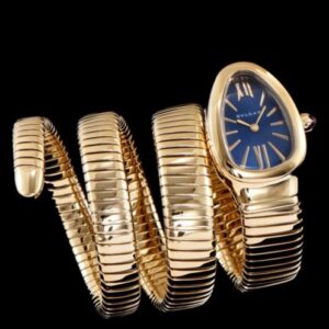 Bvlgari full gold stainless steel automatic watch for lady Blue