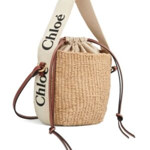 Chloe Small Woody Basket Cream
