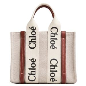 Chloe Small Woody Tote Bag Coffee