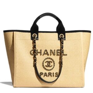 Chane Large Shopping Bag A66941 Apricot