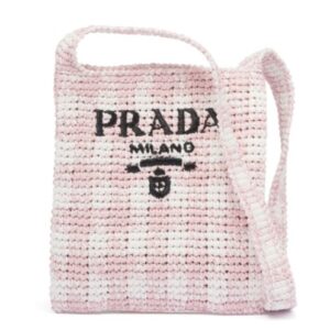Prada Crochet Bag 1BC184 Pink