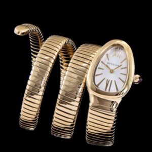 Bvlgari full gold stainless steel automatic watch for lady White