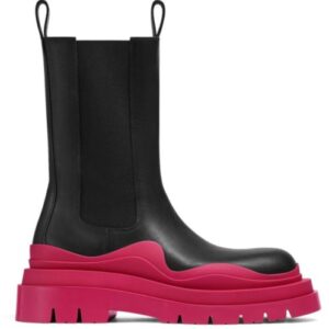 Bottega Veneta Women's Tire Chelsea Boot Peachblow