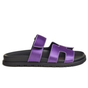 Hermes Unisex Chypre Sandal Purple