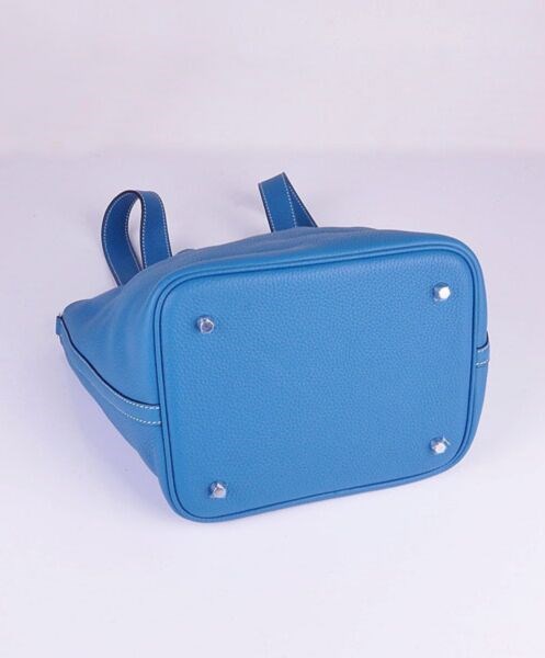 Hermes Picotin Bag Blue - Image 3