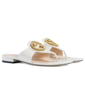 Gucci Women's Blondie Thong Sandal 739048 White