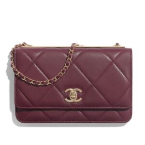 Chanel Wallet On Chain Mauve