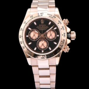 Rolex Stainless Steel Daytone Watch Black
