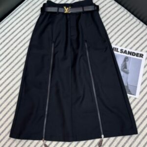 Louis Vuitton Women's High Waist Skirt Black