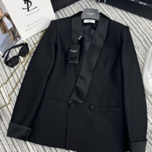 Saint Laurent Women's Blazer Jacket Black