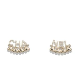 Chanel Women's Stud Earrings ABA271 Golden