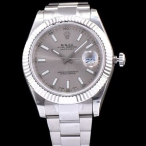 Rolex Datejust Watches with luminous hour markers Silver