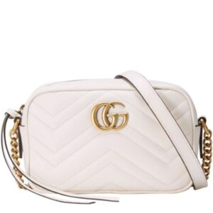 Gucci GG Marmont Matelasse Mini Bag 448065 White