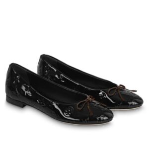 Louis Vuitton Women's Nina Flat Ballerina 1ABGKG 1ABGLC Black