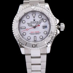 Rolex Stainless Steel Men s Yacht Master Watch White