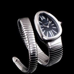 Bvlgari Stainless Steel Automatic Watch Black