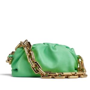 Bottega Veneta Teen Chain Pouch 690831 Light Green