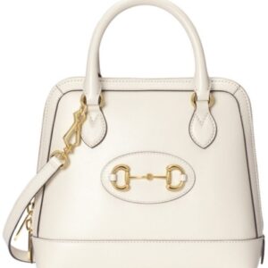 Gucci 1955 Horsebit small top handle bag 621220 White