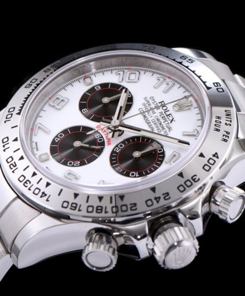 Rolex Daytone Champagne Watch White - Image 3