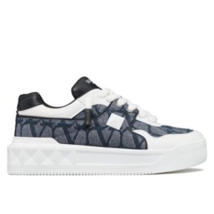 Valentino Unisex One Stud Xl Low-Top Sneaker Dark Blue
