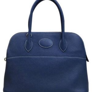 Hermes Bolide 31 Togo Leather Dark Blue