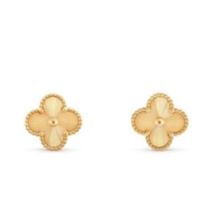 Van Cleef & Arpels Women's Vintage Alhambra Earrings Golden
