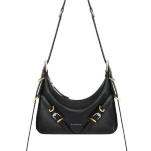 Givenchy Mini Voyou Bag In Leather Black