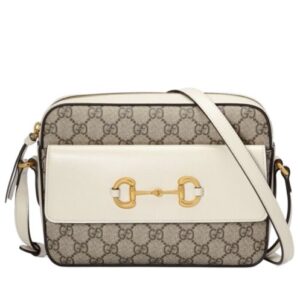 Gucci Horsebit 1955 small shoulder bag 645454 Cream