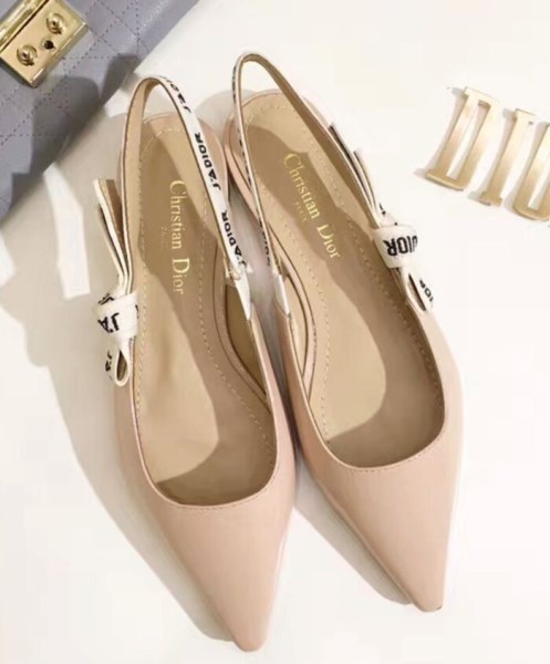 Christian Dior J'Dior Flat Heel Pink - Image 2