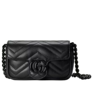 Gucci GG Marmont Belt Bag 699757 Black
