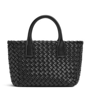 Bottega Veneta Mini Cabat Black
