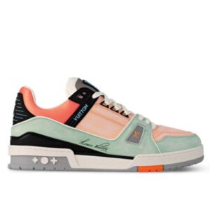 Louis Vuitton Unisex LV Trainer Sneaker 1ACEFZ 1ACEGH Orange