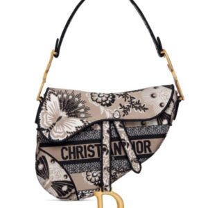 Christian Dior Saddle Bag Apricot