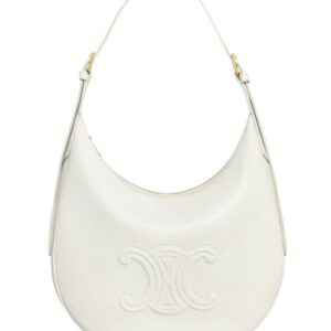 Celine Heloise Bag In Supple Calfskin White