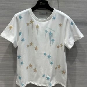 Christian Dior Women's Meteor Print T-shirt White