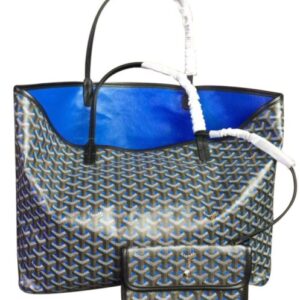 Goyard Large Saint Louis Claire Voie Bag Blue