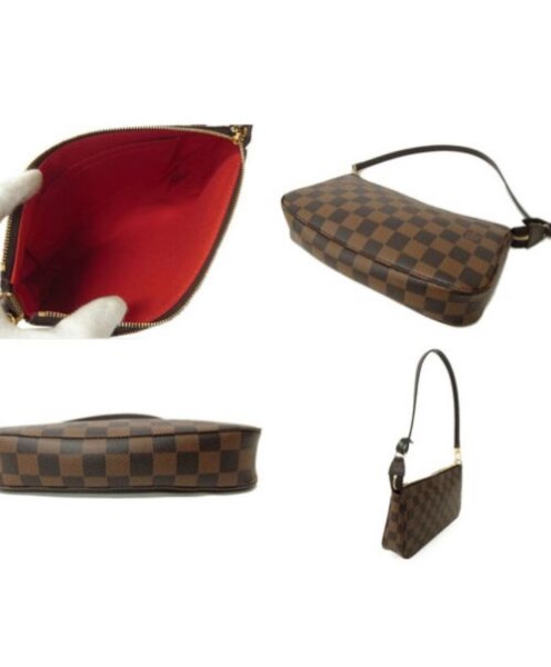 Louis Vuitton Damier Pochette Accessories N41206 Brown - Image 3
