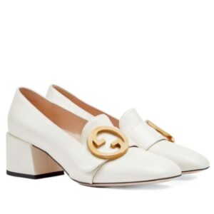 Gucci Blonde Women's Mid-heel Pump White