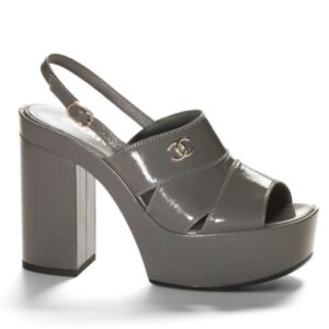 Chanel Women's Sandals G45016 Gray