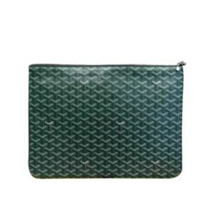 GOYARD Chevron Senat Pochette GM Green