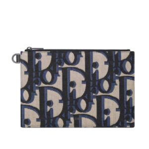 Christian Dior A5 Pouch Dark Blue
