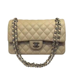 Chanel Women's Classic Flap Bag A01112 Apricot