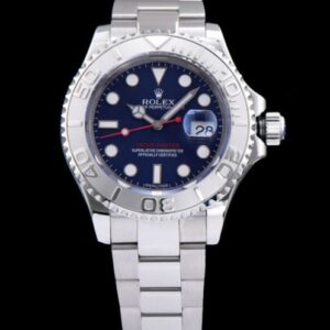 Rolex Stainless Steel Men s Yacht Master Watch Blue