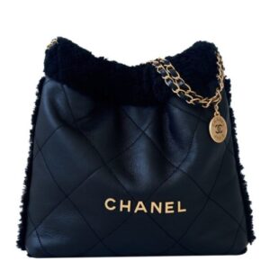 Chanel 22 Small Handbag AS3260 Black
